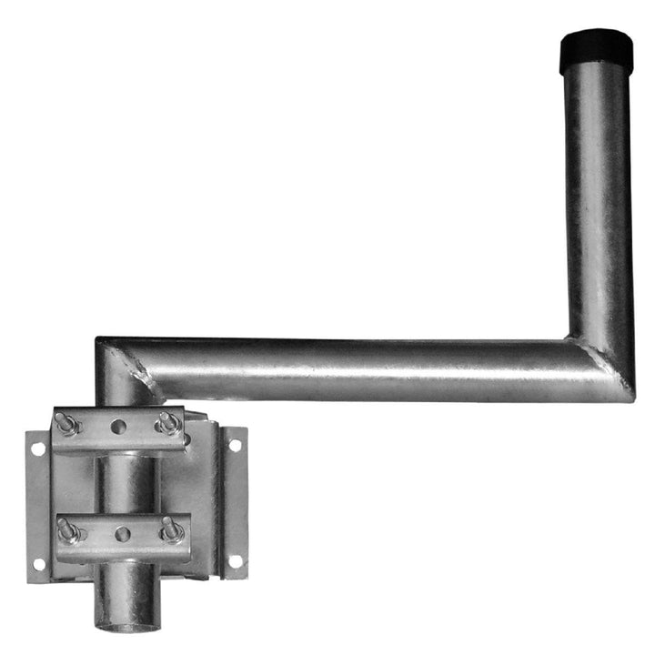 A.S.Sat 24245 Wandhalter feuerverzinkter Stahl variabel 45 cm Wandabstand gewinkelt S-Form