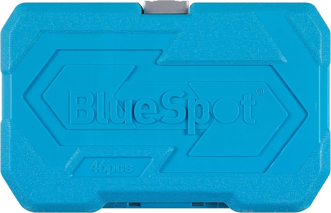 Blue Spot 01530 Steckschlüsselset, Chrom-Vanadium, 46-teilig 1 Mehrfarbig, 1 Mehrfarbig