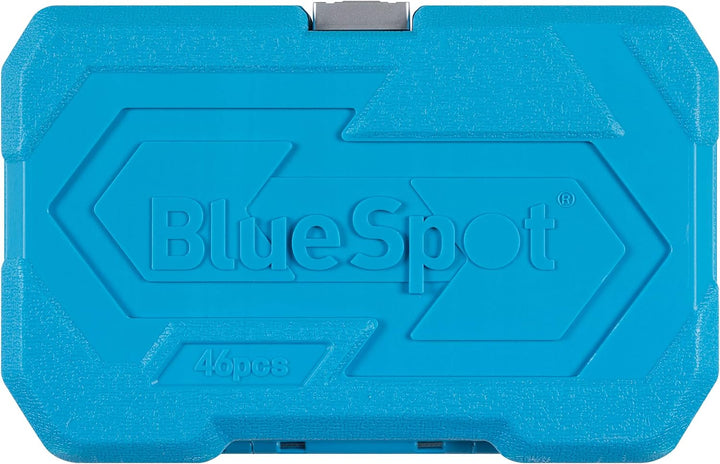 Blue Spot 01530 Steckschlüsselset, Chrom-Vanadium, 46-teilig 1 Mehrfarbig, 1 Mehrfarbig