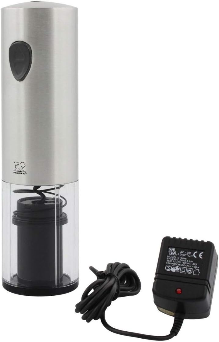 Peugeot 200169 Elis Korkenzieher, Edelstahl, 5,5 x 5,5 x 20,6 cm, silber Elis 20 cm, Elis 20 cm