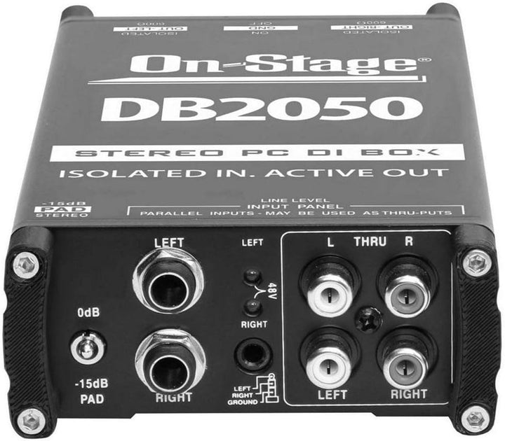 The Music People, Inc. Active Multi-Media DI Box DB2050 Stereo PC DI Box, DB2050 Stereo PC DI Box