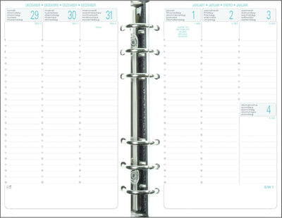 Exacompta Exatime 17 Ostsee 7255 Organizer rot