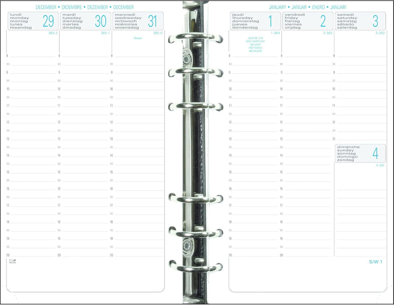 Exacompta Exatime 17 Ostsee 7255 Organizer rot
