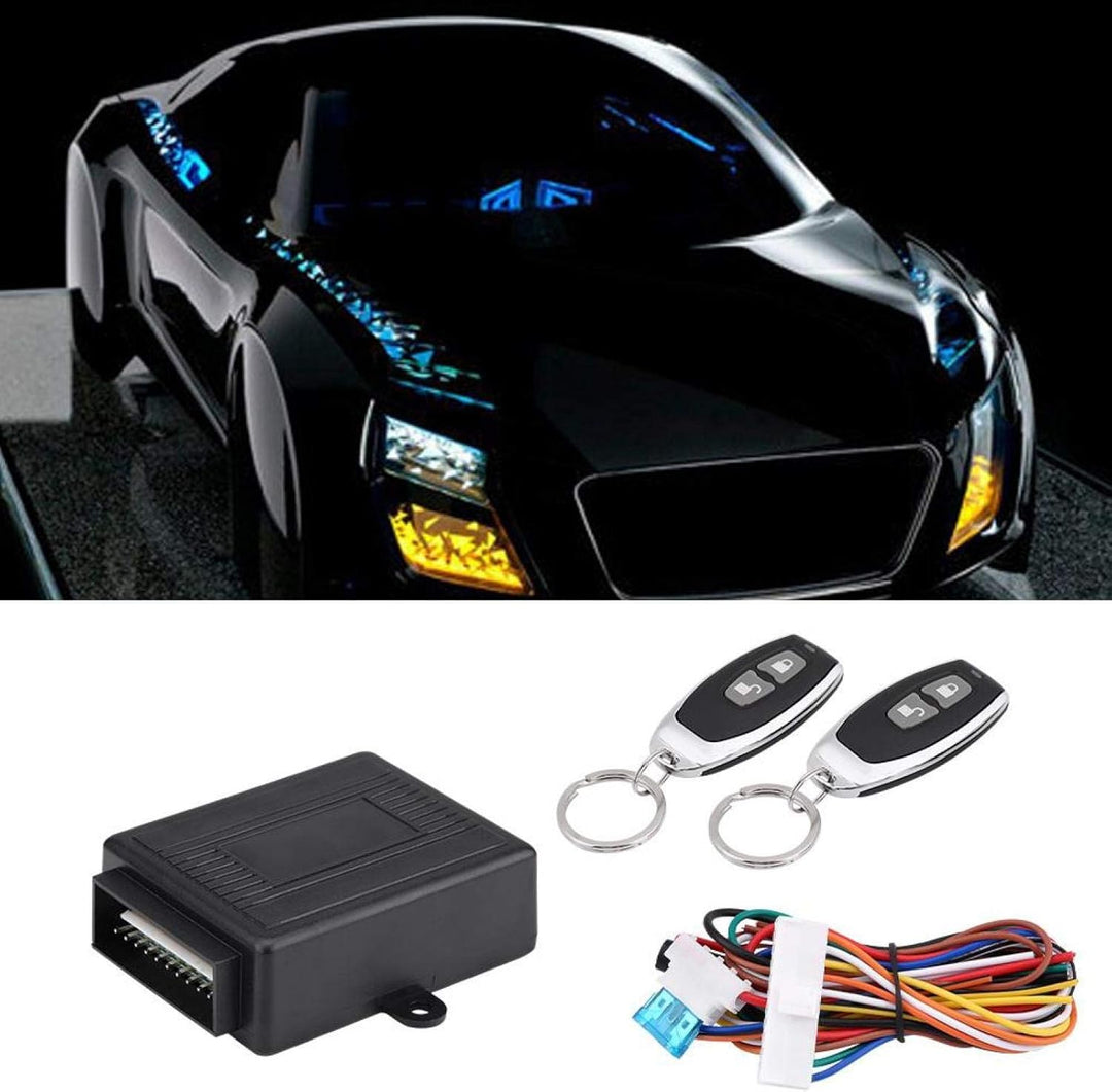 Qiilu Keyless Entry System, Universal-Autotürschloss Keyless Entry System Zentralverriegelung Fernbe
