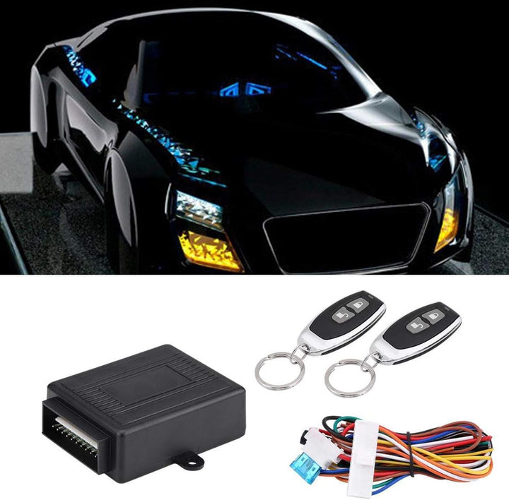 Qiilu Keyless Entry System, Universal-Autotürschloss Keyless Entry System Zentralverriegelung Fernbe