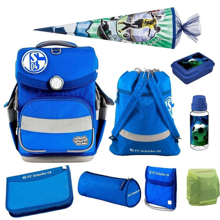 Familando - School Mood Timeless Air+ Schulranzen Set 10-teilig mit Schultüte - Sonder-Edition FC Sc