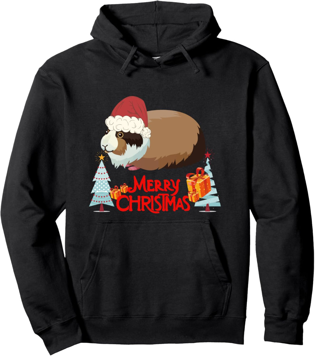 süsses Weihnachtsoutfit Partnerlook Geschenkidee Meerschwein Pullover Hoodie