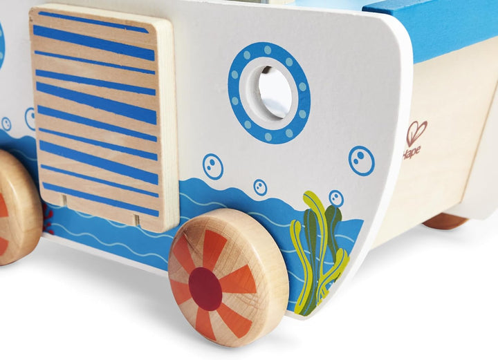 Hape E8049 - Nachzieh-Arche, Holzspielzeug