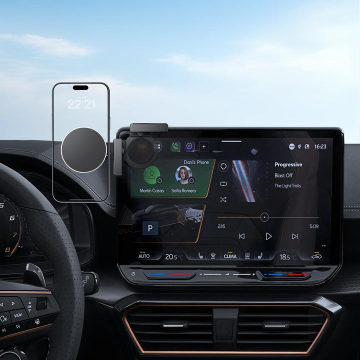 Handyhalterung für Cupr 12,9 Zoll Display, Cupra Formentor, Leon MK4, Born, Terramar 2024-2026 Magne
