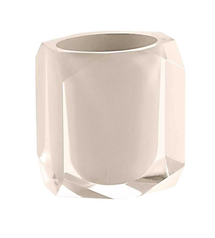 Gedy Chanelle Zahnbürstenhalter, Harz, beige, 7x9x10,5 7x9x10,5 Beige, 7x9x10,5 Beige