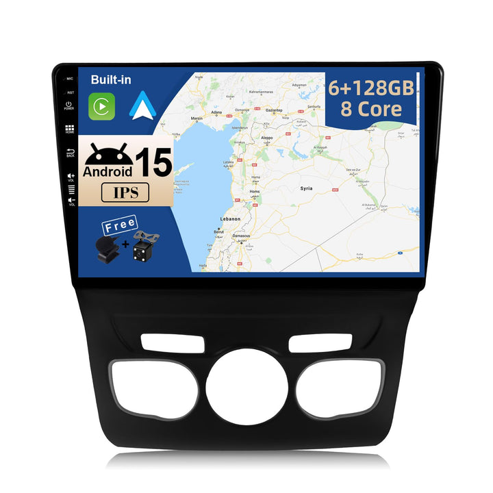 JOYX - [6G+128G] - Android 15 Autoradio Passt für Citroen C4 C4L DS4 (2013-2017) - Kabellos Carplay/