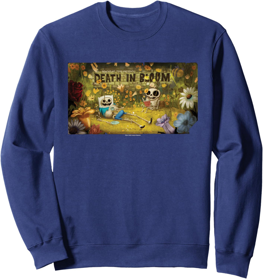Adventure Time Death In Bloom Card Sweatshirt