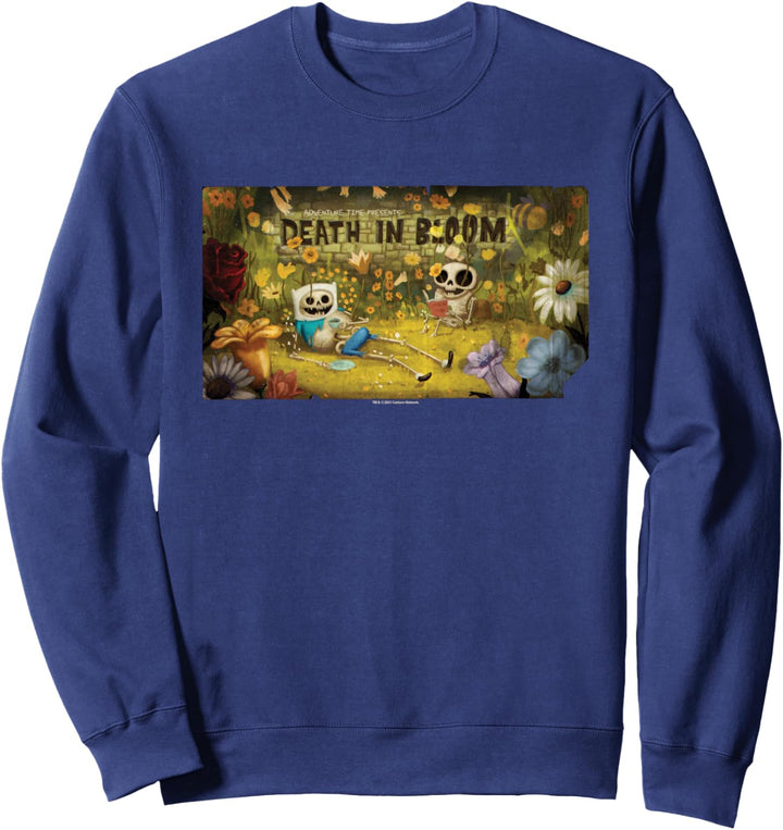 Adventure Time Death In Bloom Card Sweatshirt