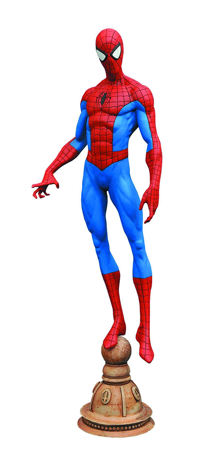 Marvel SEP162538 Spider-Man On Top PVC Statue 9, Mehrfarbig, One Size