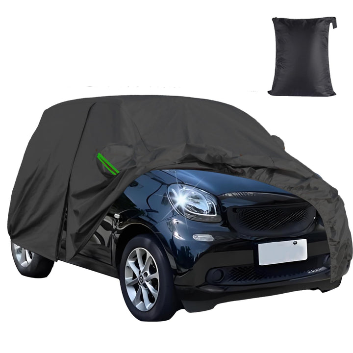 Atmungsaktiv Autoplane Ganzgarage für Smart Fortwo W451 W453 2016-2024, Autoabdeckung Vollgarage Ers