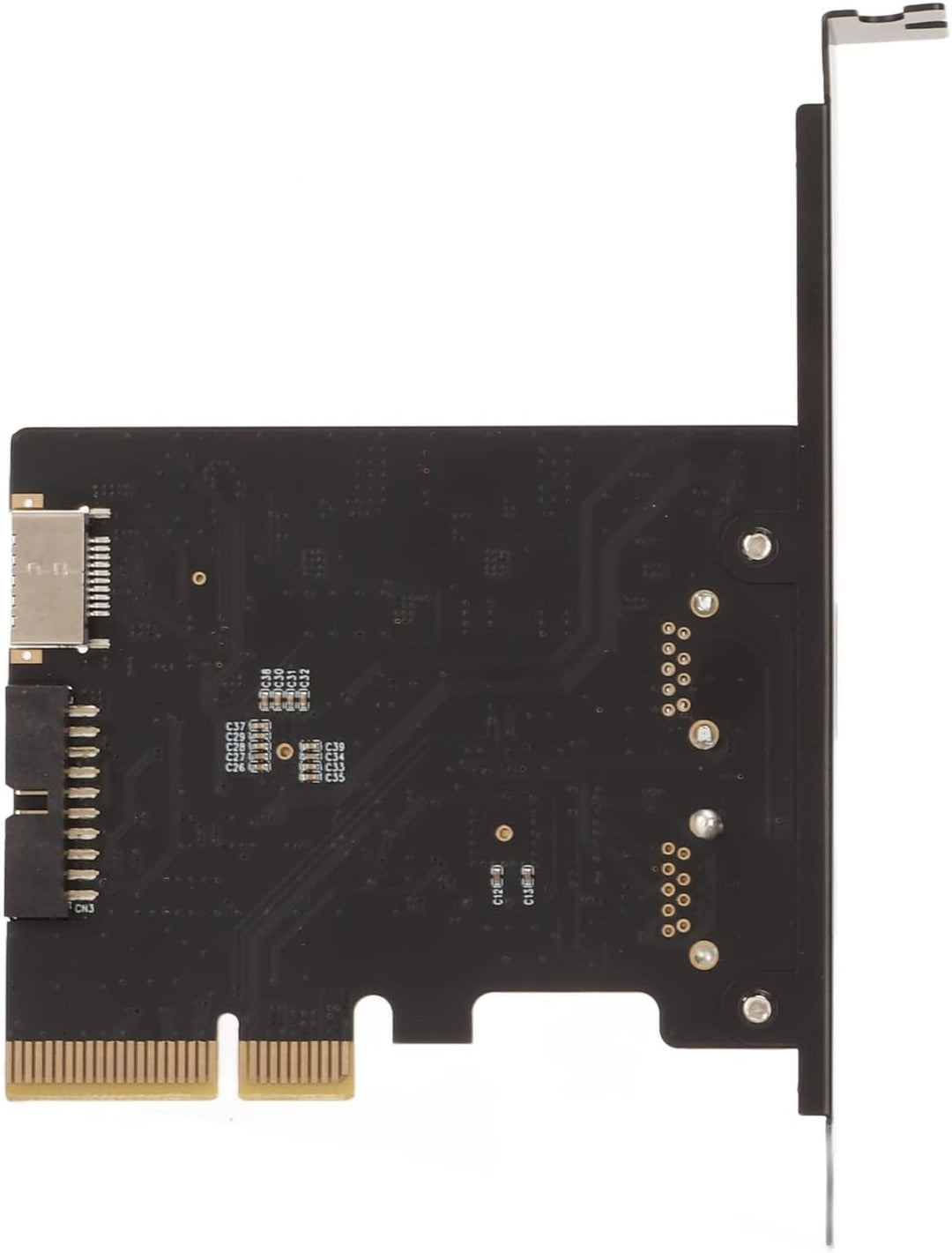 ASHATA PCI Express zu USB 3.2 GEN 2 Front Typ C Erweiterungs Karte, 10Gbps Max Speed USB C Anschlüss