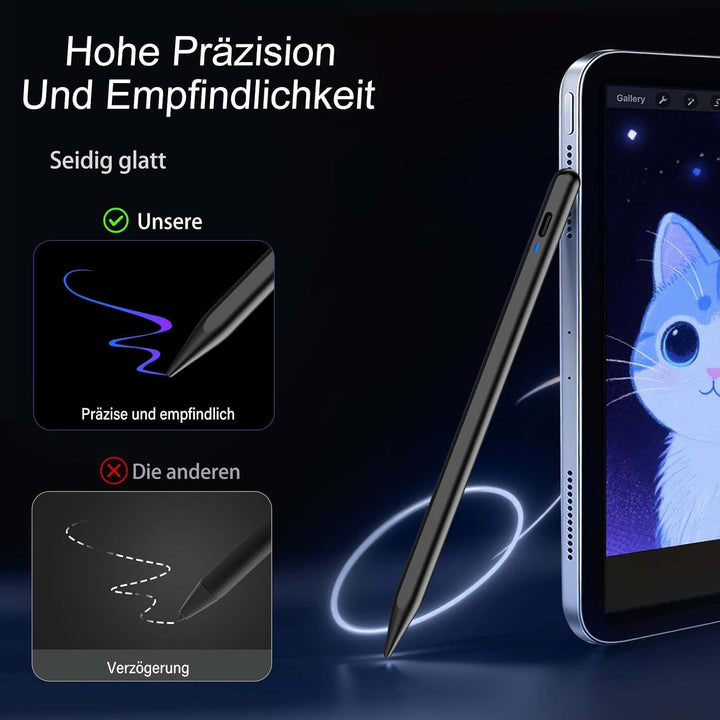 Kenkor Stylus Pen for Touch Screens, POM Feder Stift für Tablet, Type-C Touchscreen Stift Kompatibel