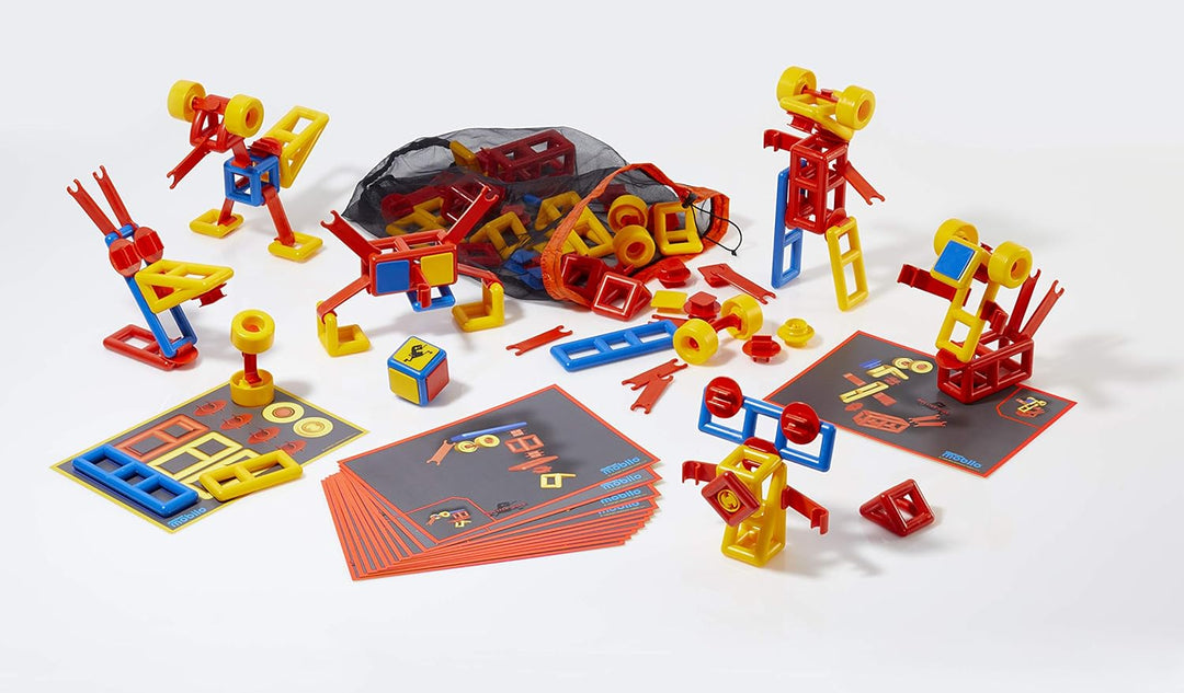 Plasticant Mobilo 270 270-Spiel-Set Monsters, rot, gelb, blau