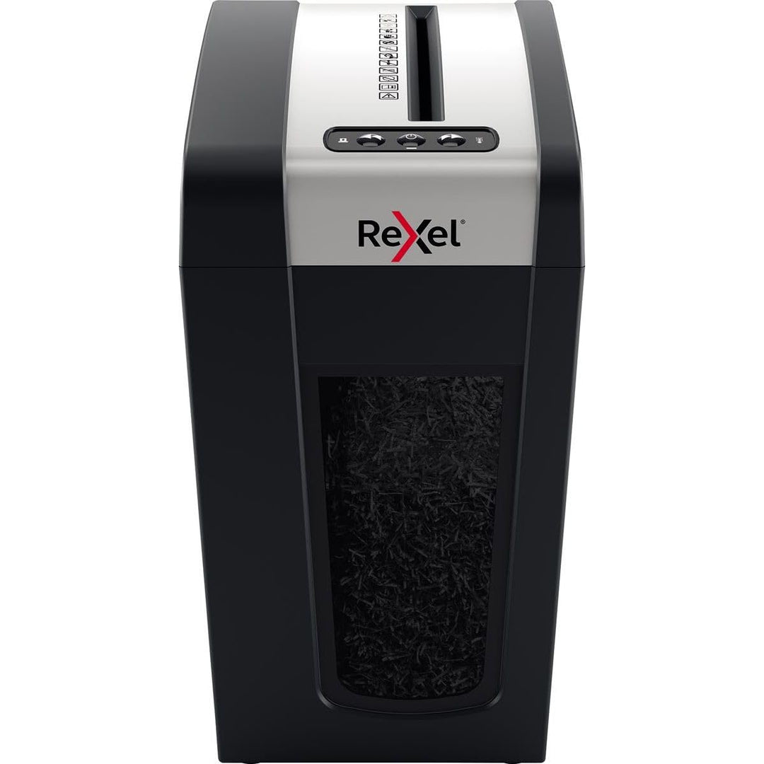 Rexel Aktenvernichter Secure MC6-SL Slimline Whisper-Shred™, Mikroschnitt, 7-6 Blatt A4 (70-80 g/m²)