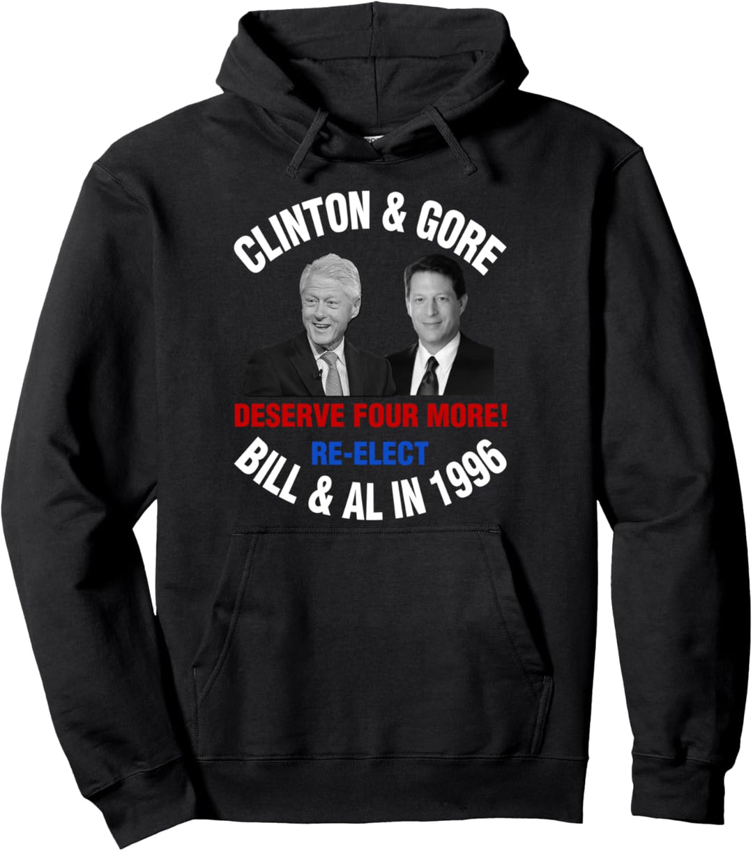 Clinton Gore 1996 Politisches Vintage Geschenk Pullover Hoodie