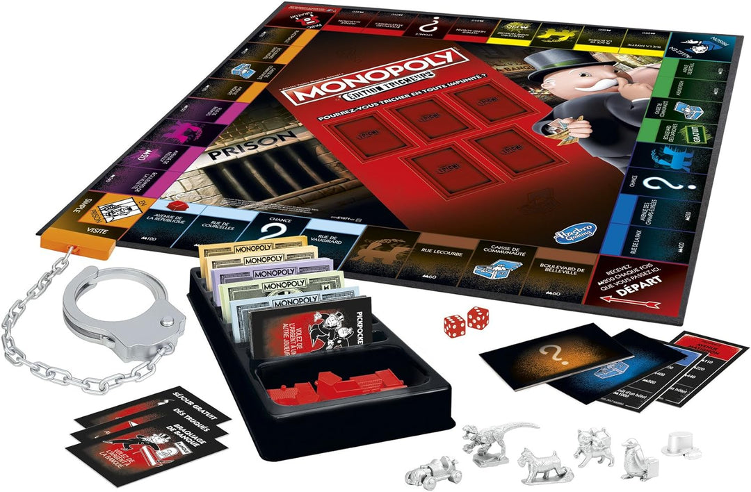 Monopoly Dreiecks, Gesellschaftsspiel, Brettspiel für die Familie, französische Version, ab 8 Jahren