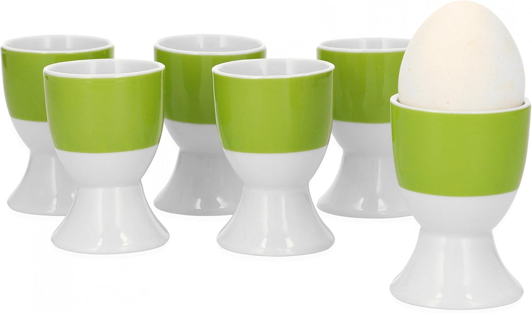 van Well Vario Eierbecher-Set 6-teilig - Eier-Service für 6 Personen - Eierhalter 4,6 cm breit & 7cm