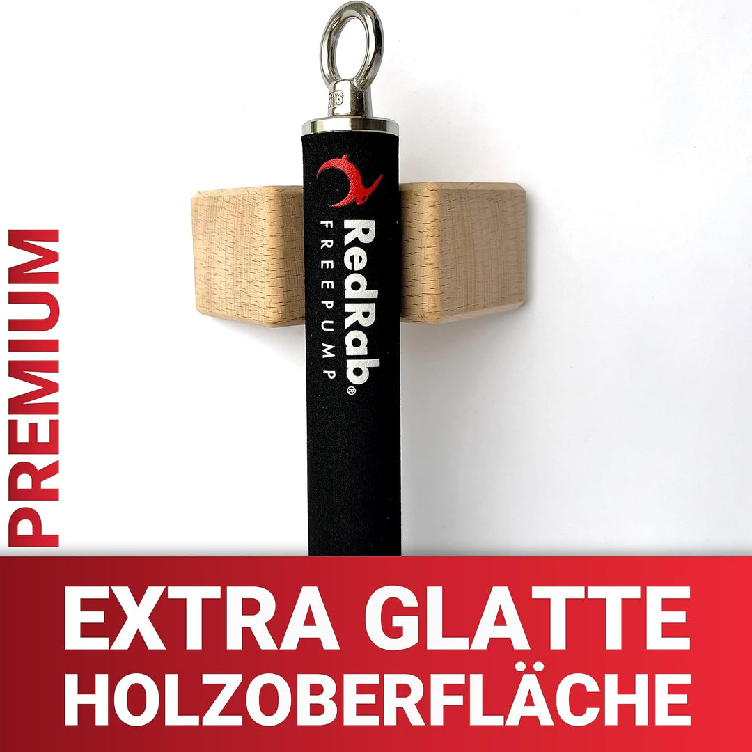 Fitnessbänder Set mit Stange – Fitness Stange für Widerstandsbänder Krafttraining & Pilates Training