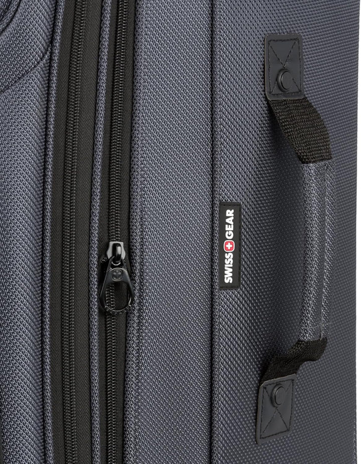 Swiss Gear Sion Softside Erweiterbares Rollgepäck, grau dunkel, 3-Piece Set (21/25/29), Sion Softsid