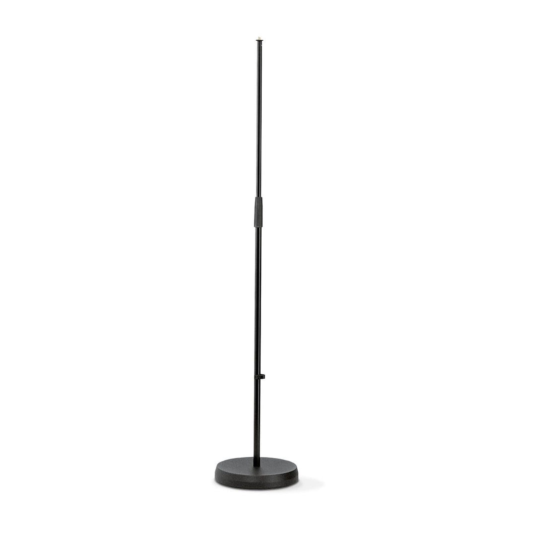 K&M 260 Mikrofonstativ Schwarz – Solostativ mit Trittschalldämpfung von 87 – 156,5 cm ausziehbar – 3