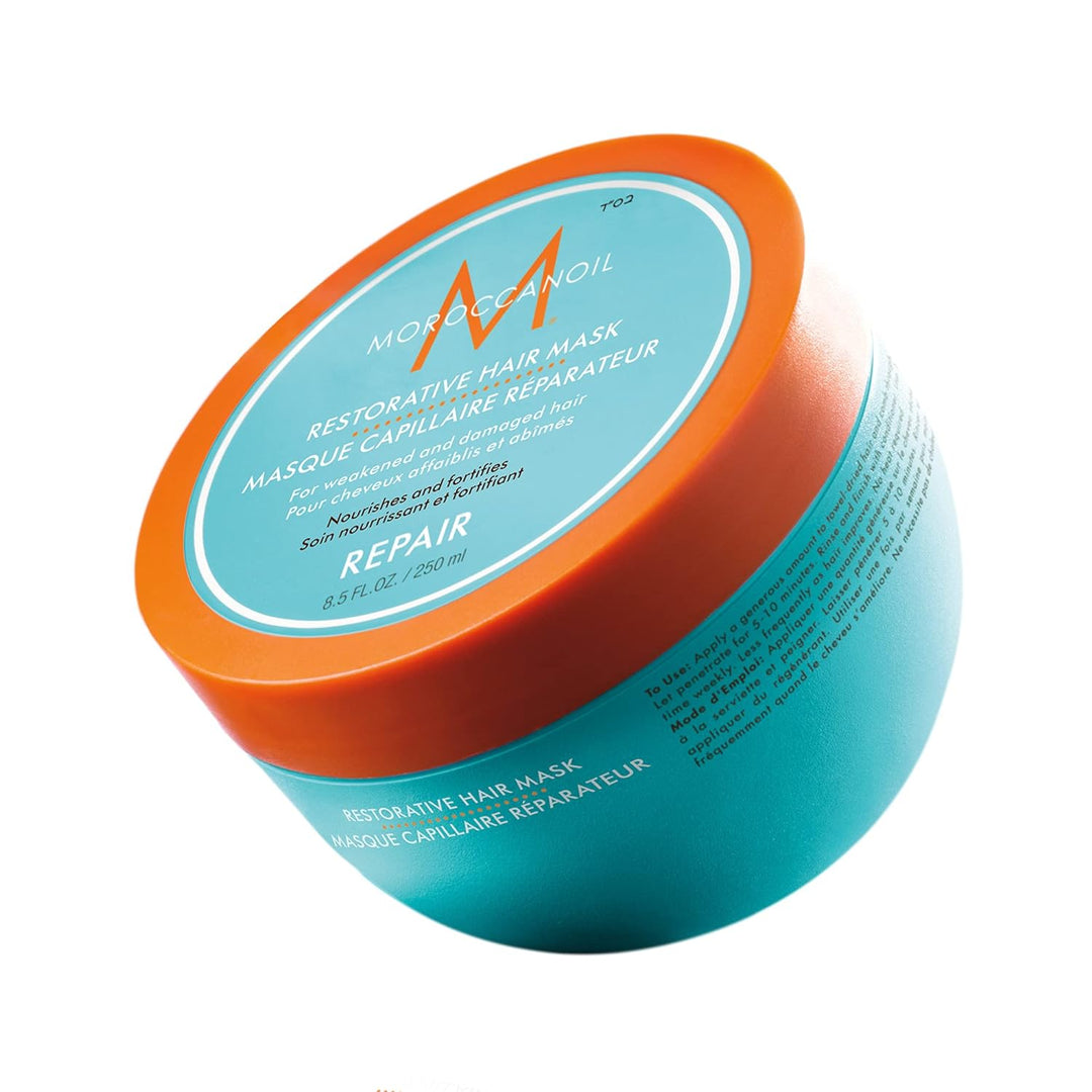 Moroccanoil Stärkende Haarmaske 250 ml (1er Pack) Bundle mit Extra Volumen Shampoo, 250 ml (1er Pac