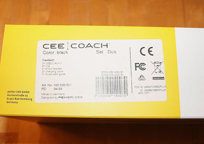 Ceecoach Duo Set Schwarz +