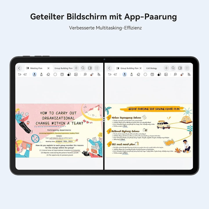 Blackview Mega2 Android 15 Tablet 12 Zoll mit Tastatur, 24GB RAM+256GB ROM, 2K FHD Grosses Display G