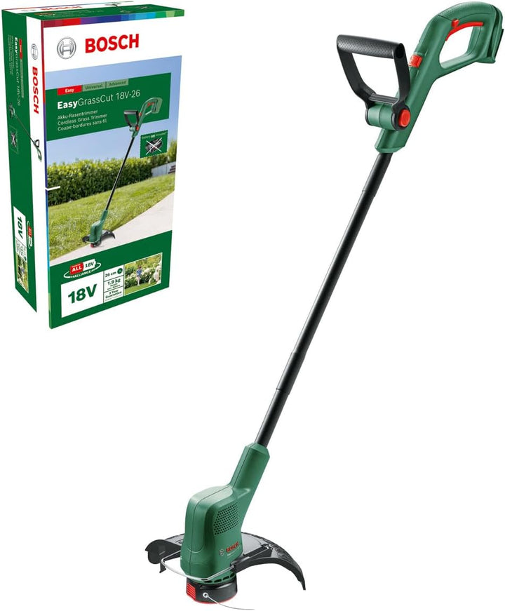 Bosch Home and Garden 06008C1C04 Bosch Rasentrimmer EasyGrassCut 18V-26 (ohne Akku, 18 Volt System,