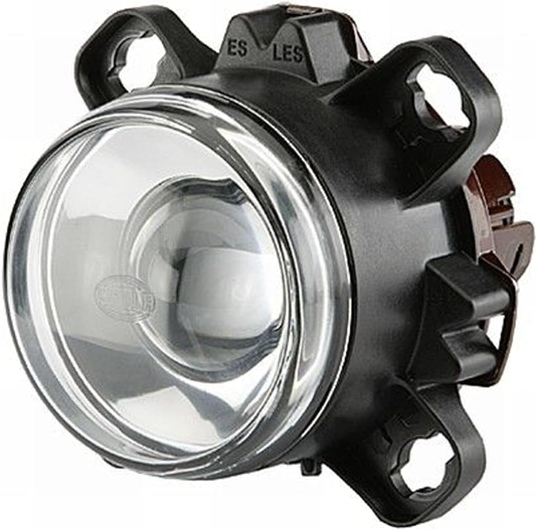 HELLA - Halogen/DE-Hauptscheinwerfer - 90mm Performance - 12V - rund - Einbau - glasklare Streuschei