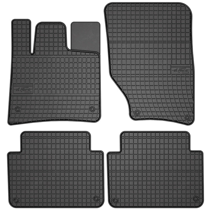 M MOTOS Gummimatten Auto Fussmatte passt für Audi Q7 I 2005-2015 Verbessern Sie Ihren Reisekomfort m