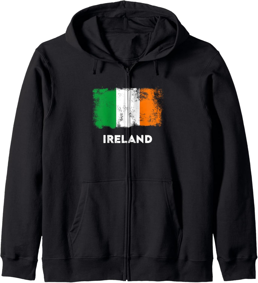 Ireland Flagge Orange Weiss Grün Irland Kapuzenjacke