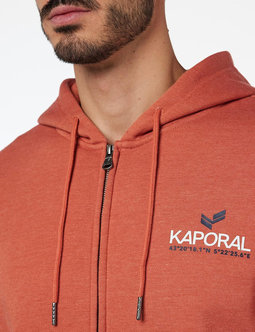 KAPORAL Herren Byla Kapuzenpullover S Peach Mel, S Peach Mel