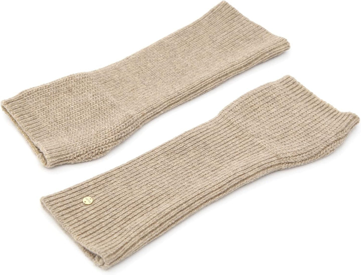 UNDERCONTROL Signature Gold Label Handy-Handschuhe, Kaschmir, weich, gestrickt, fingerlos, kurz, wär