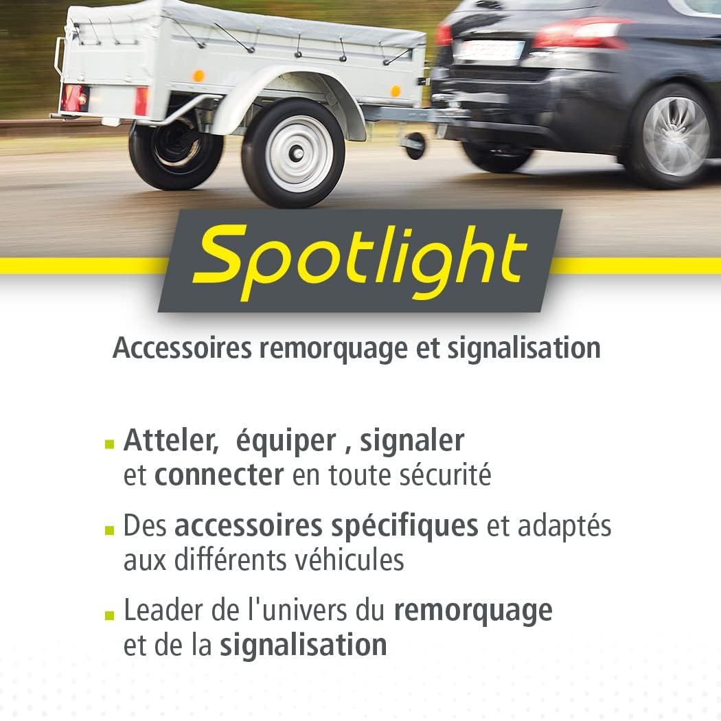 Spotlight Strahler 641763 T Trailer Diebstahlschutz mit Schloss und 2 Schlüssel