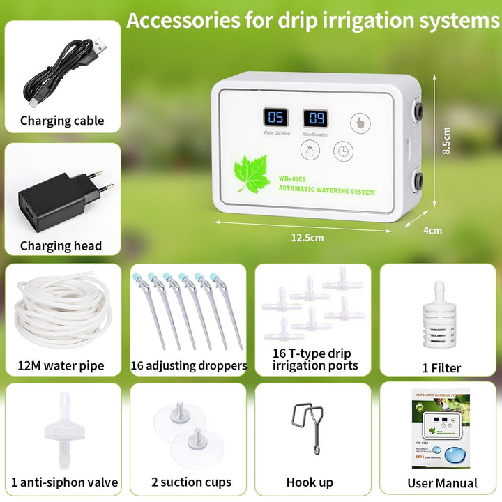 Automatisches Bewässerungssystem Indoor für Garten Pflanzen, Vankarr Automatische Bewässerung mit Pu