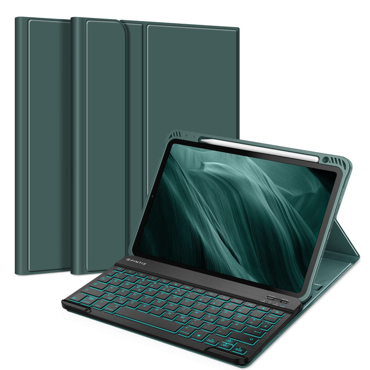 FINTIE Tastatur Hülle für iPad Air 11 Zoll M4/M3/M2 (2026/2025/2024), iPad Air 5/4 Gen 10.9" - 7-far