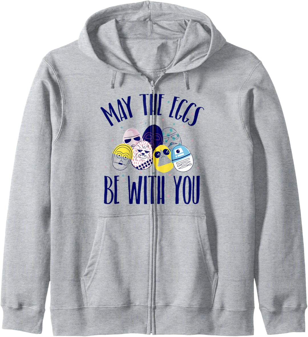Star Wars Ostern May The Eggs Be With You Text Kapuzenjacke