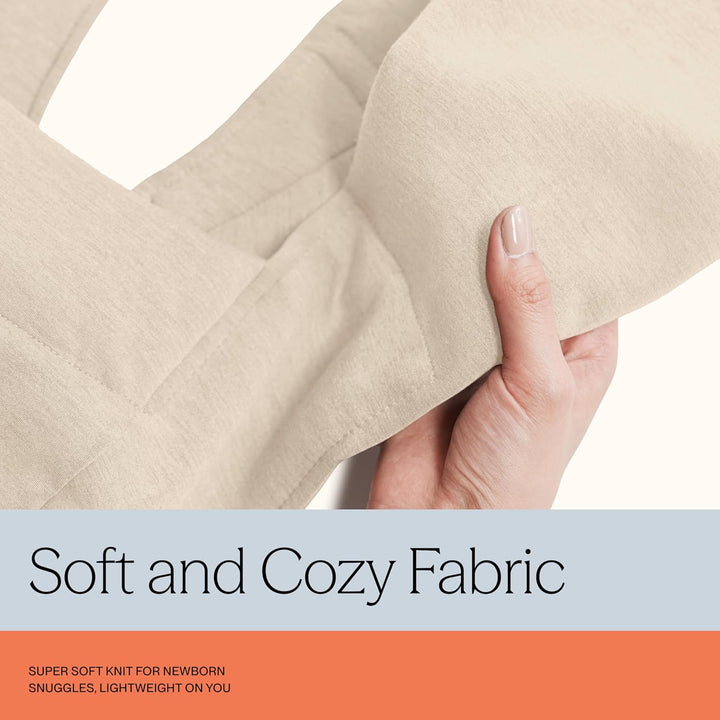 Ergobaby Babytrage für Neugeborene ab Geburt Extra Weich, Embrace Bauchtrage Baby-Tragetasche Ergono