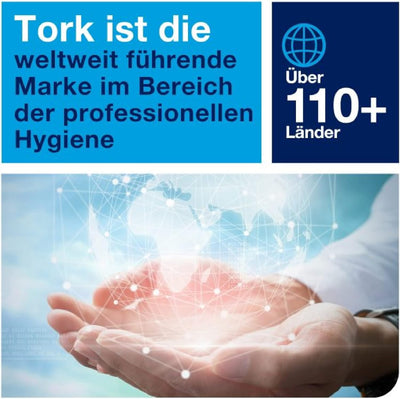 Tork SmartOne® Mini Doppelrollenspender für Toilettenpapier Weiss T9, Hohe Kapazität, Elevation Lini