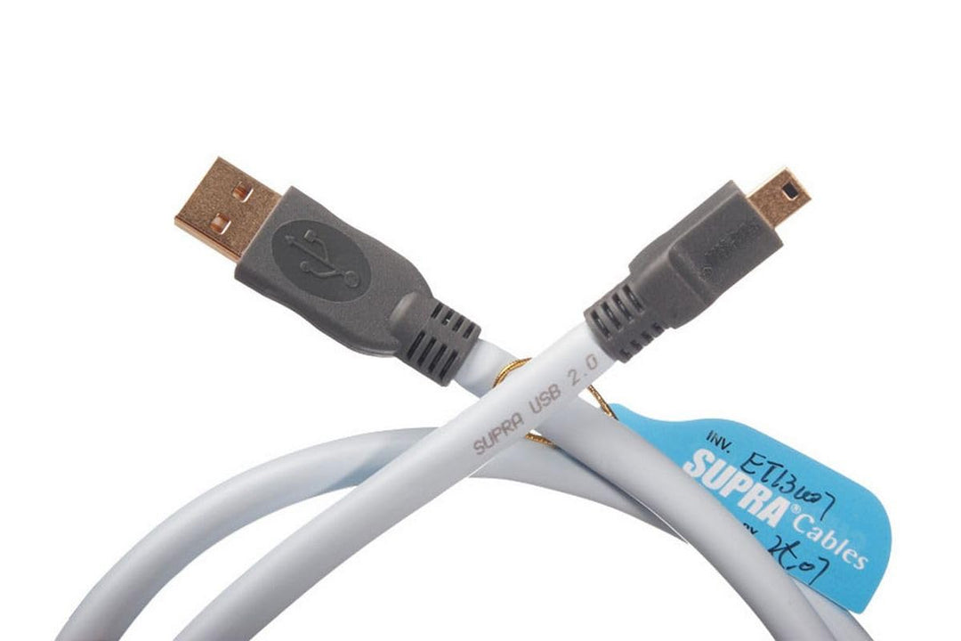 Supra Cables USB 2.0 A-Mini Kabel 2 m