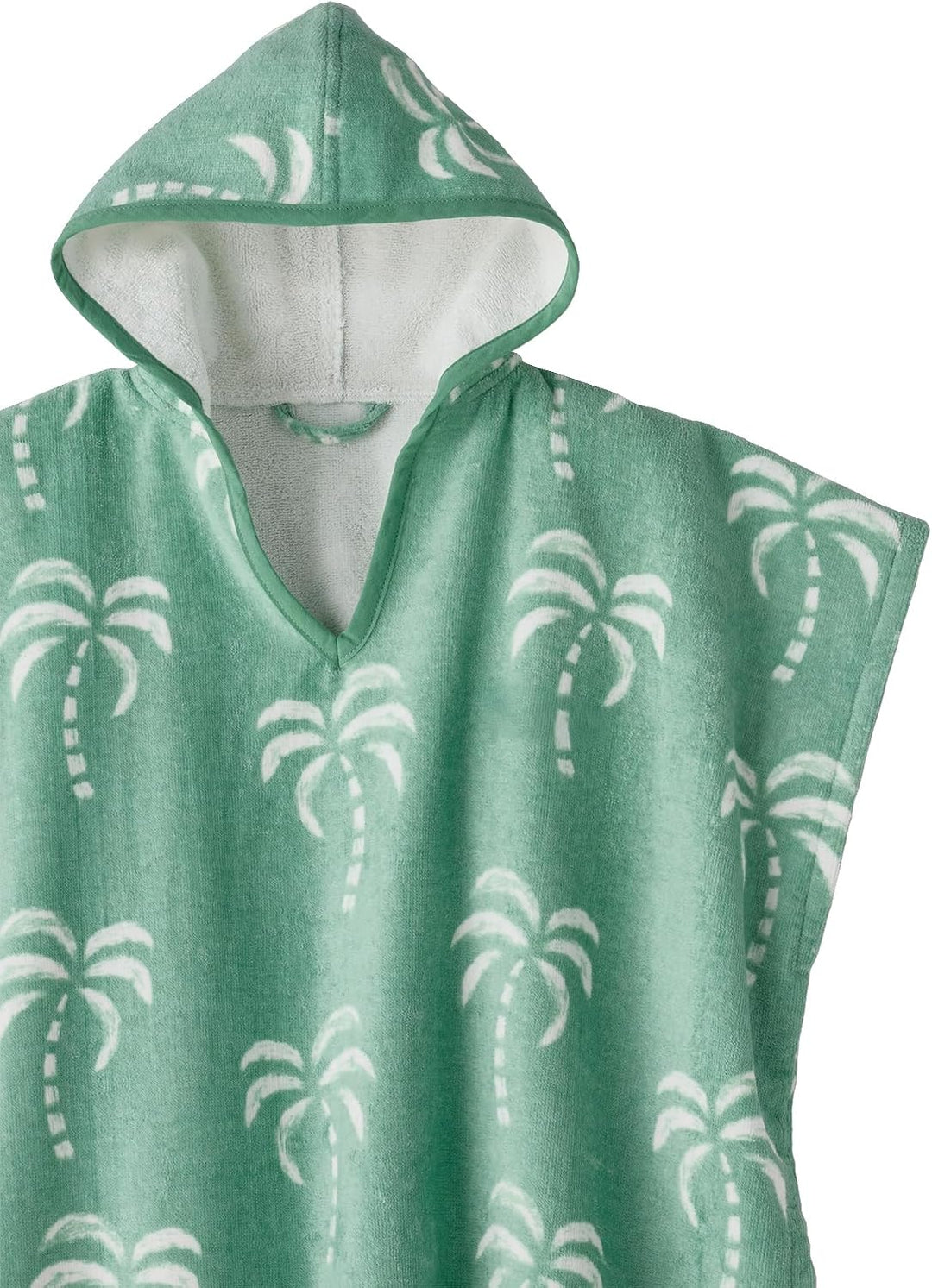 Vertbaudet Kinder Badeponcho mit Recycling-Baumwolle VERT 104-116, VERT 104-116