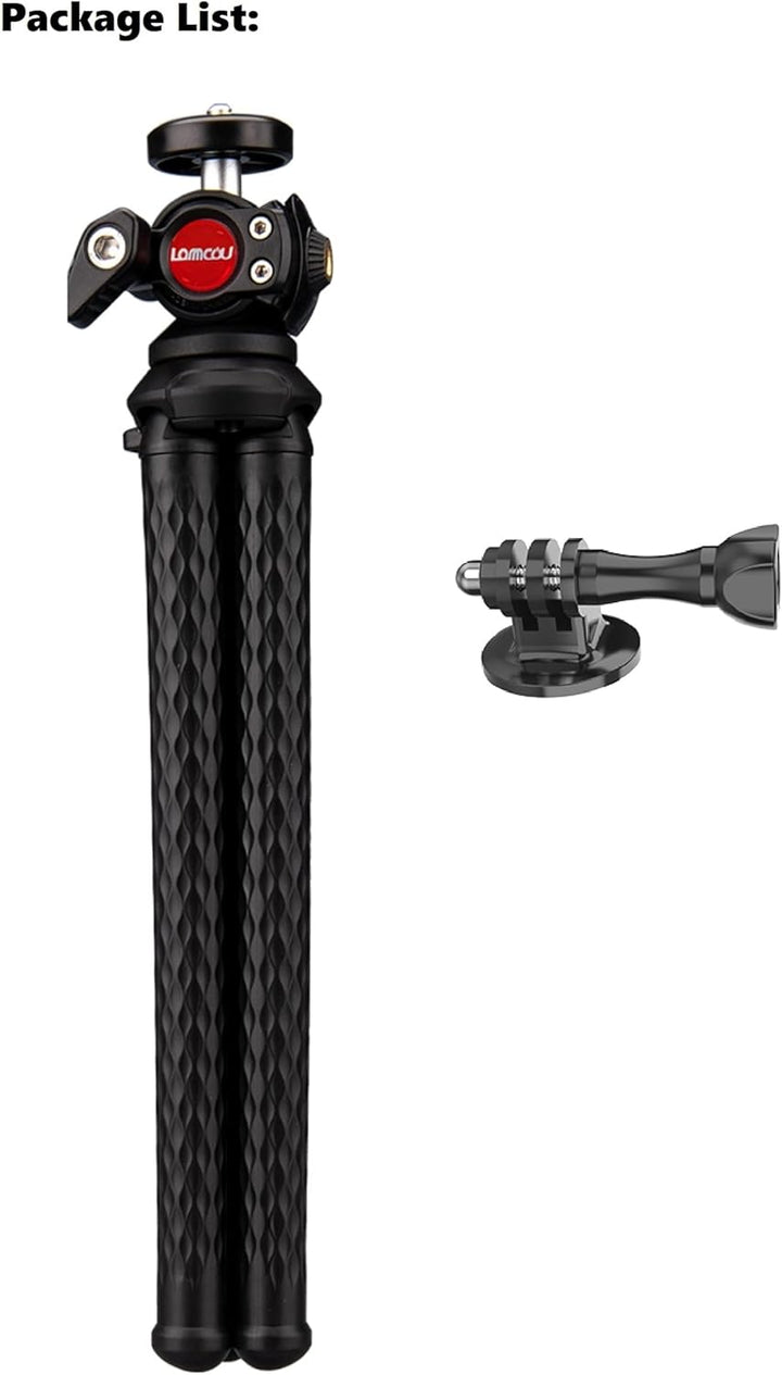 Lammcou Go Pro Stativ, Action Kamera Flexibel Octopus Gorrila Pod & Stativhalterung, Multistativ Kom