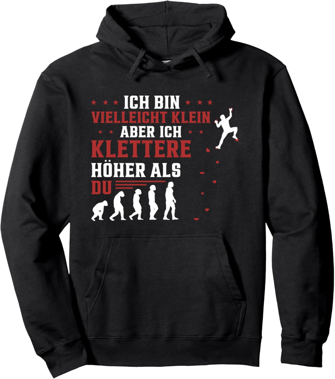 Climbing Kletterer Fels Klettern Zum Lustiges Boulder Pullover Hoodie