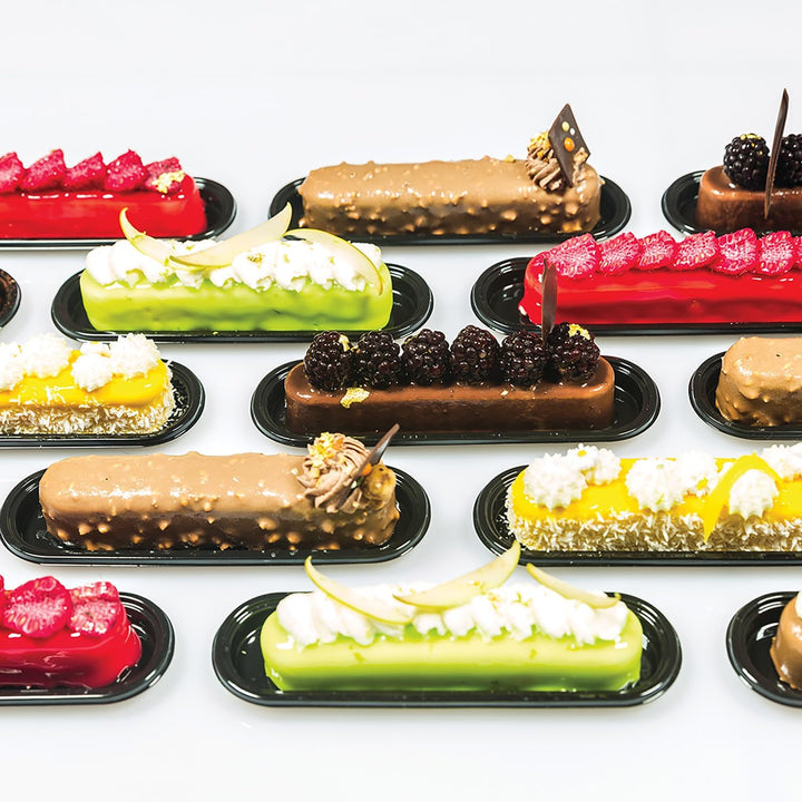 Unbekannt Fashion Eclair - STAMPO in Silicone 130X25 H 25 mm + 10 VASSOI + Cutter