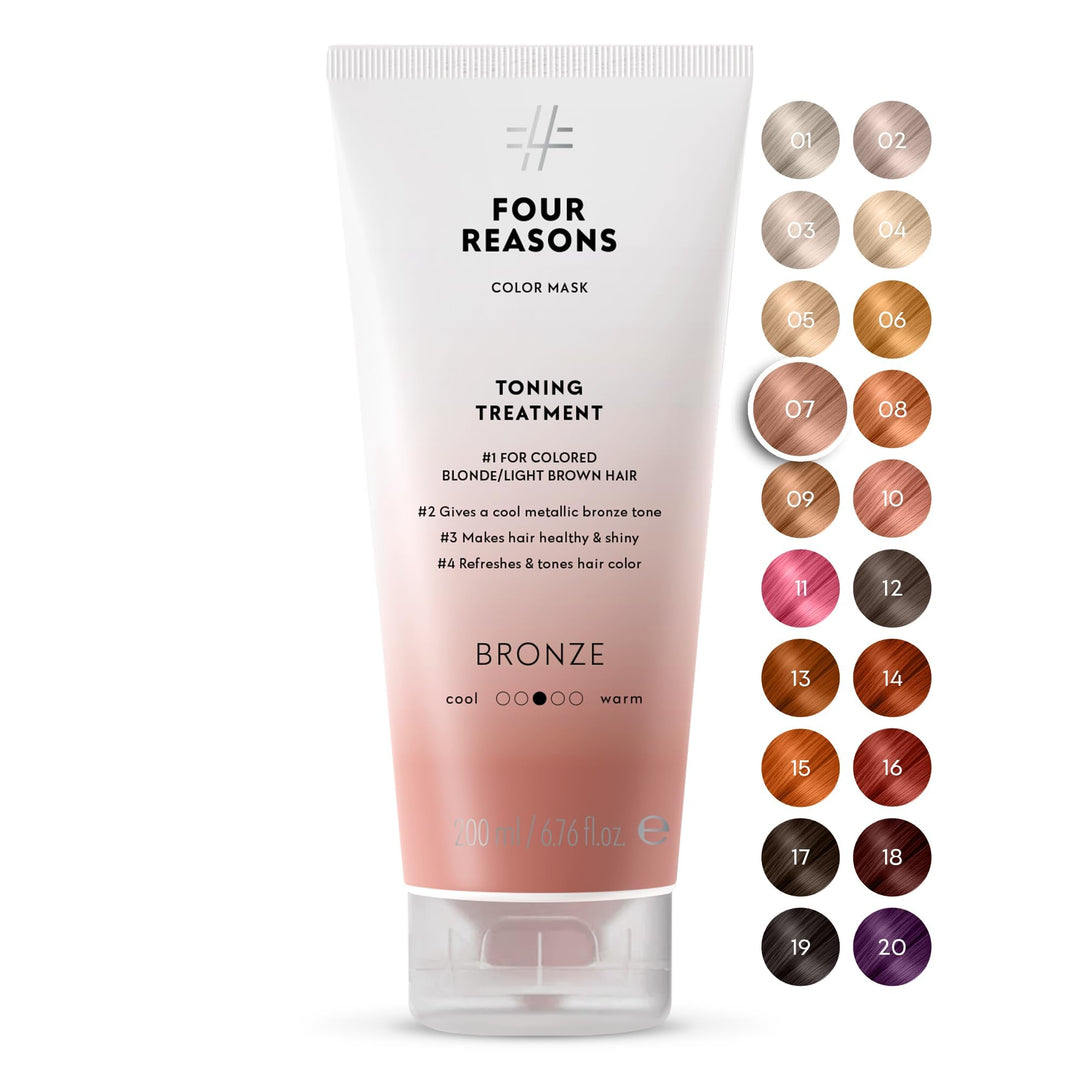 Four Reasons Haartönung Conditioner - Bronze Rot - Natürliche Spülung und Intensivtönung für Haare -